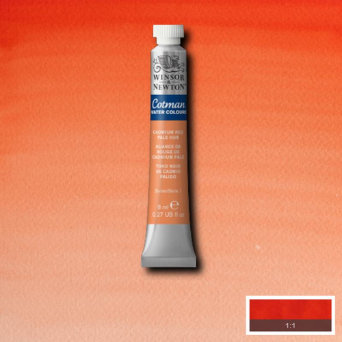 ?Акварель Winsor&Newton "Cotman" 8 мл Кадмий Красный светлый