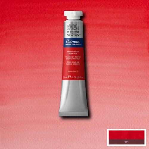 Акварель Winsor&Newton "Cotman" 21 мл Оттенок насыщенно-красный кадмий