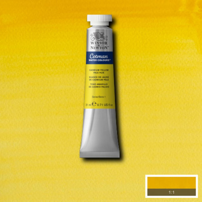 Акварель Winsor&Newton "Cotman" 21 мл Оттенок бледно-желтый кадмий