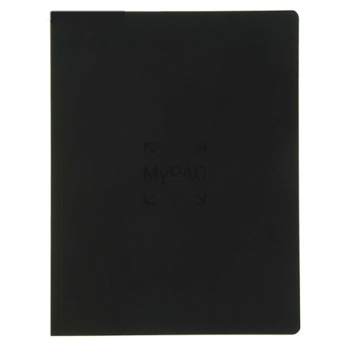 Блокнот в линейку Fabriano "MyPad" 24х18,5 см 48 л 85 г, обложка черная