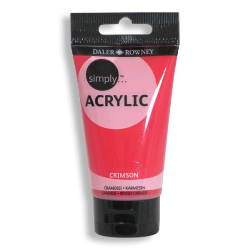 Акрил Daler-Rowney "Simply" 75 мл Малиновый