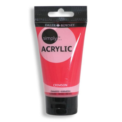 Акрил Daler-Rowney "Simply" 75 мл Малиновый