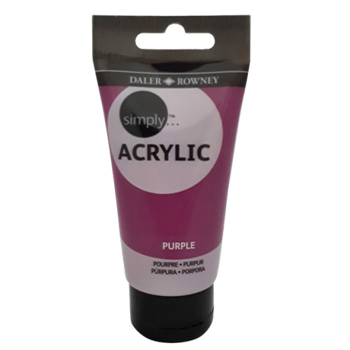 Акрил Daler-Rowney "Simply" 75 мл Пурпурный