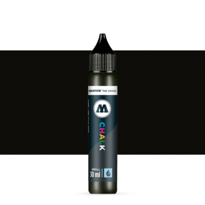 Заправка для маркеров Molotow "CHALK Refill" 30 мл Черный