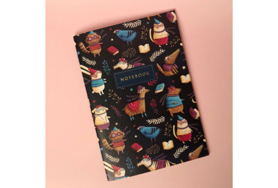 Тетрадь в клетку Readers А5 24 л 90 г слоновая кость, сшивка, ламинация