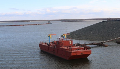 Дноуглубительные работы на реке Лене в районе Якутска завершат до 18 октября / ЯСИА Якутск Якутск Республика Саха (Якутия)