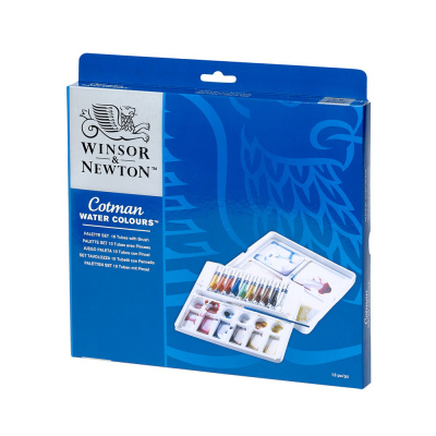 ?Набор акварели Winsor&Newton "Cotman" 10 цв*8 мл + кисть+ палитра