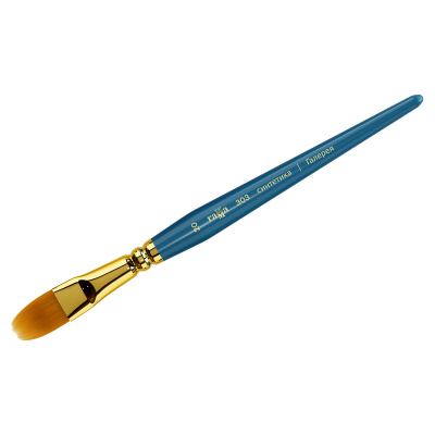 Кисть синтетика №20 овальная Гамма "Галерея" короткая ручка