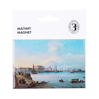 Магнит сувенирный "Вид на Стрелку Васильевского острова"