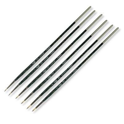 Кисть синтетика №5 круглая Гамма "Модерн" длинная ручка