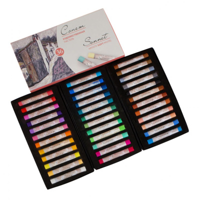 Набор сухой пастели "Сонет" 36 цв