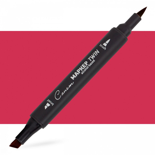 Маркер спиртовой Сонет "TWIN Brush" Ярко-фиолетовый