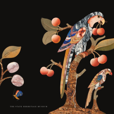 Открытка "Флорентийская мозайка: Попугай" 110х215 мм