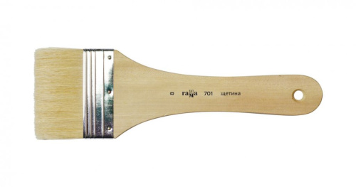 Кисть щетина №8 флейц Гамма