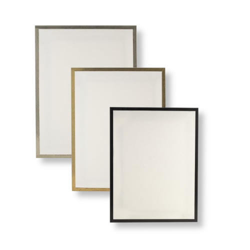 Холст на подрамнике с рамой "Langer" 40х40 см, 280 г, 100% хлопок, акриловый грунт, черный