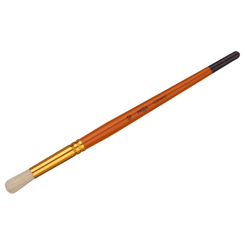 Кисть щетина №10 круглая Гамма