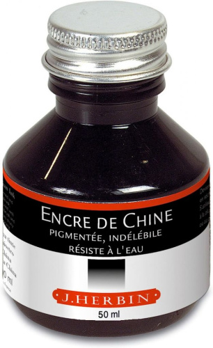 Тушь Herbin Indian Ink, 50 мл, Черные