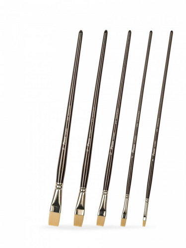 Набор кистей синтетика Pinax "ARTISTS CLASSIC" плоские 5 шт