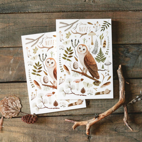 Блокнот Дворникова А. "Сипуха" белый