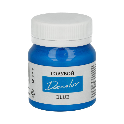 Акрил ТАИР "Деколор" 50 мл, Голубой
