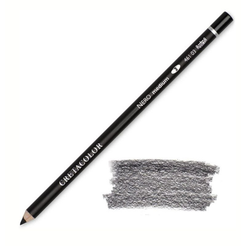 Карандаш водостойкий на масляной основе Cretacolor"Неро" твердость 3, средний