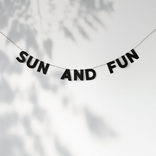 Гирлянда "SUN AND FUN"