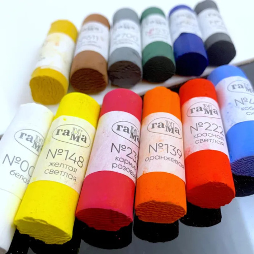 Пастель сухая Гамма, №105 охра светлая