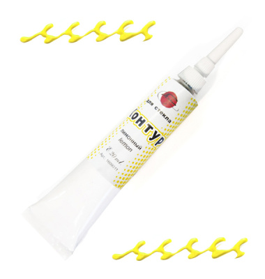 Контур по стеклу Таир 20 мл Лимонный