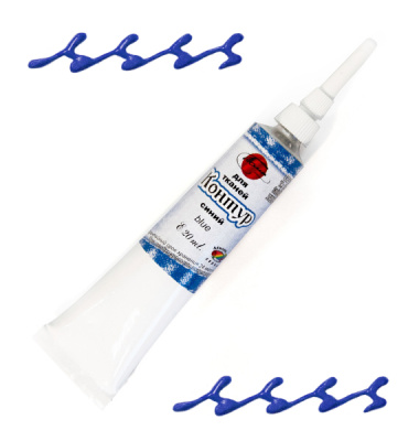 Контур по ткани ТАИР 20 мл синий