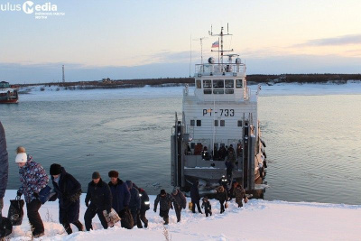 Навигация на Верхней Колыме завершается / ЯСИА   