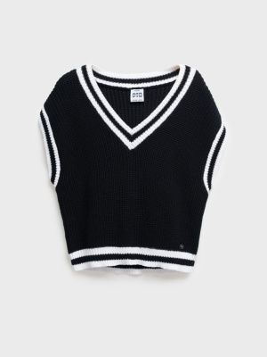 Жилет трикотажный для девочек