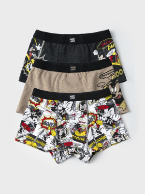 Трусы трикотажные для мальчиков - боксеры, 3 шт в комплекте