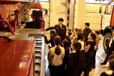 В Якутске провели День открытых дверей в пожарной части / ЯСИА Якутск Якутск Республика Саха (Якутия)