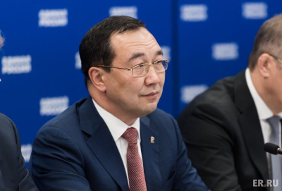 Айсен Николаев выразил готовность возглавить региональное отделение партии «Единая Россия» / ЯСИА   