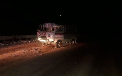 Машина «скорой помощи» столкнулась с грузовиком на трассе «Лена» в Якутии / ЯСИА   Республика Саха (Якутия)