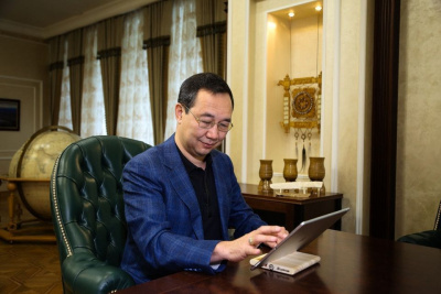 Тепло традиций. Глава Якутии поддержал всероссийский флэшмоб ко Дню народного единства / ЯСИА   Республика Саха (Якутия)