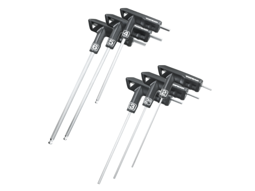 Шестигранники TOPEAK T-HANDLE DUOHEX WRENCH SET, TPS-SP01