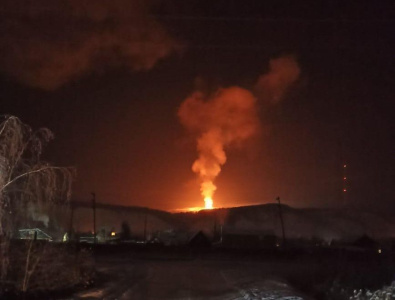 Никакой аварии не было. На газоперерабатывающем заводе продувают трубопровод / Санаайа Иванова   