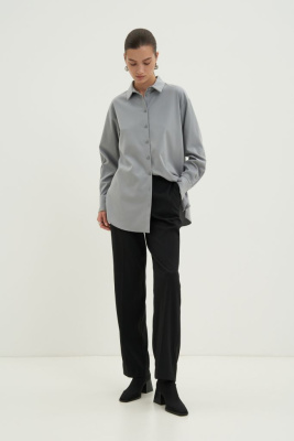 Брюки прямого силуэта на средней посадке