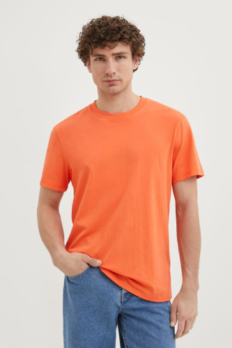 Футболка из хлопка прямого силуэта