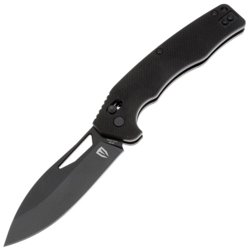 Складной нож Obertech ns-01 Drop point, сталь VG-10, рукоять G10, черный