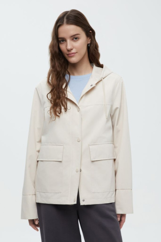 Ветровка с капюшоном свободного силуэта