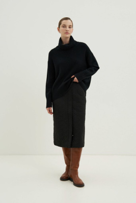 Юбка миди утепленная