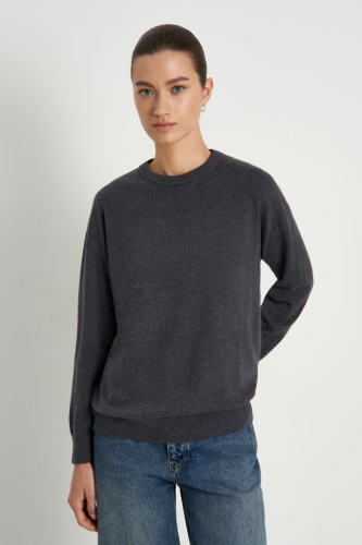 Джемпер с добавлением шерсти свободного силуэта