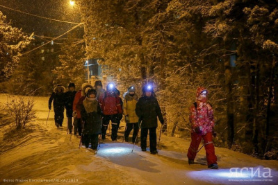 ФОТОРЕПОРТАЖ. «Скандинавский» вечер в парке. Зиму осилит идущий / Мария Васильева   