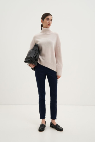 Брюки полуприлегающего силуэта на высокой посадке