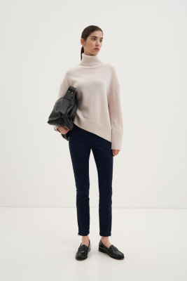 Брюки полуприлегающего силуэта на высокой посадке