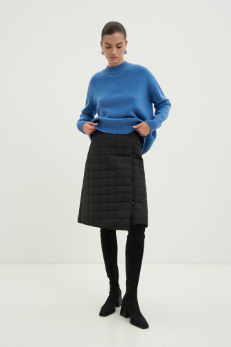 Юбка миди утепленная