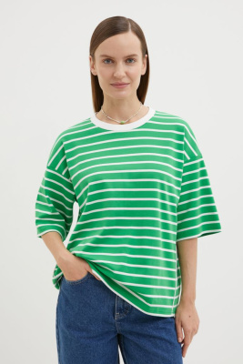 Футболка в полоску свободного силуэта