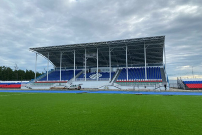 В Таттинском районе завершено строительство стадиона / ЯСИА   